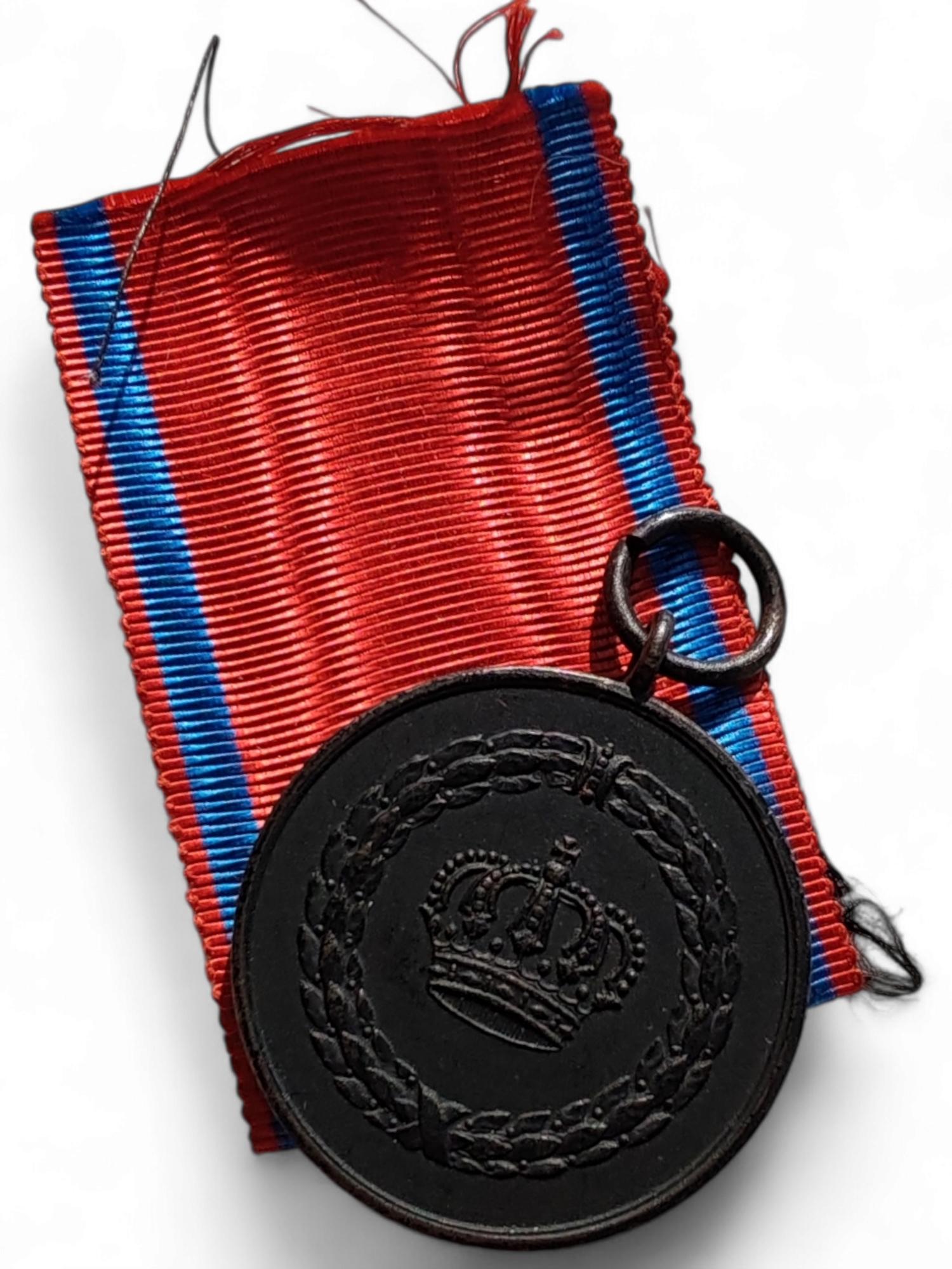 militaria : Médaille Allemande  Wurtembergeoise de 14-18 pour 9 ans de service