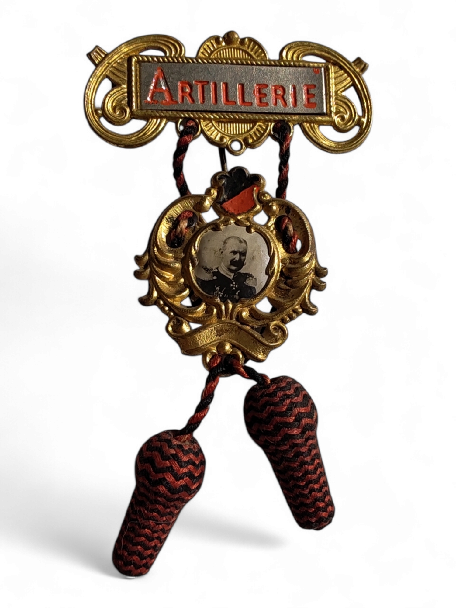 militaria : Broche Allemande 14-18 de réserviste Württemberg pour Artillerie