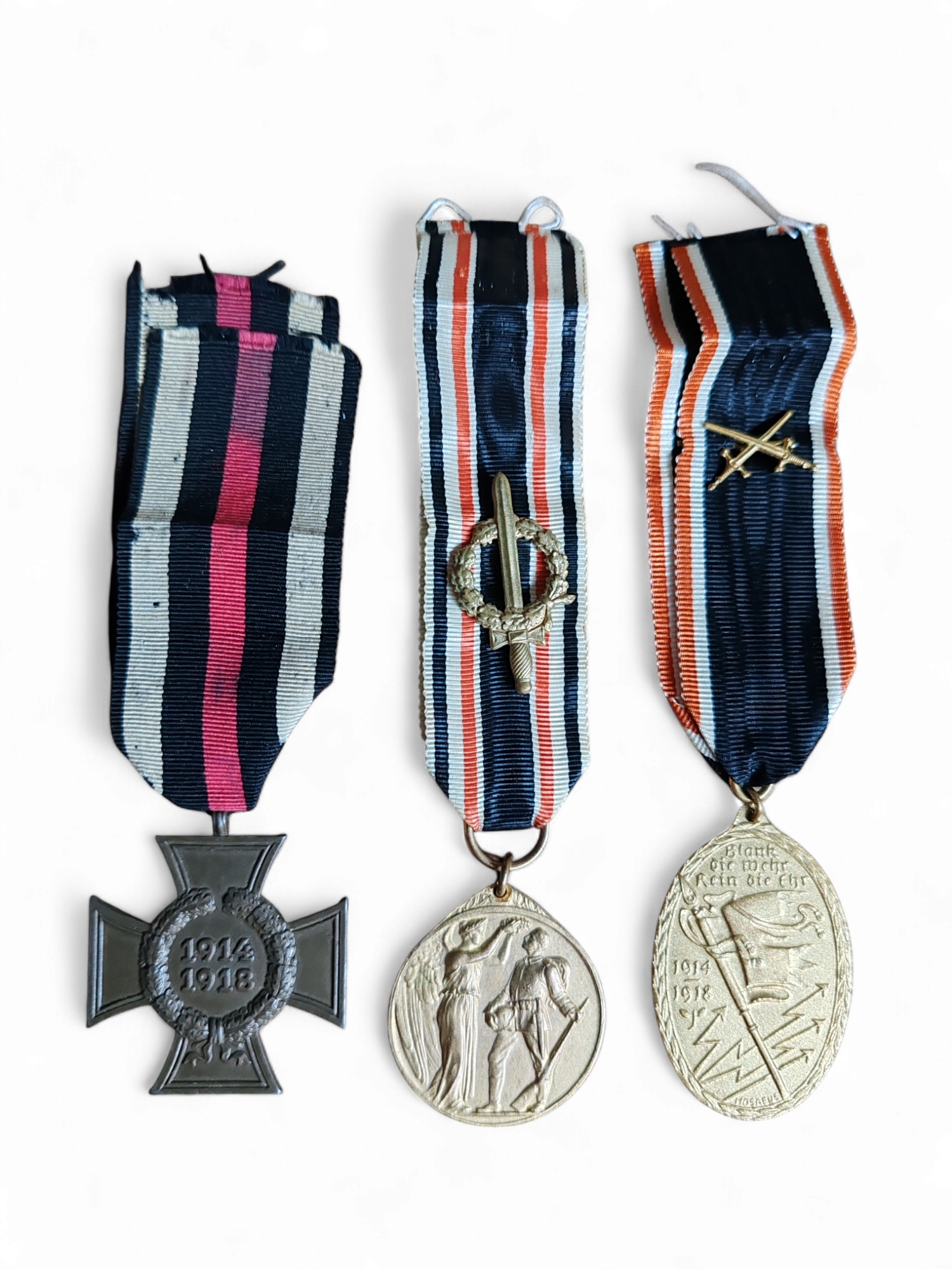 militaria : Lot de  3 médailles Allemandes de 14-18